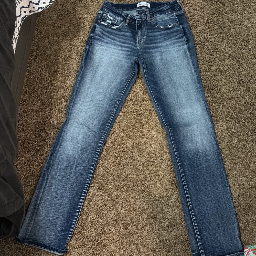 Buckle Women's Dark Blue Straight Leg Jeans